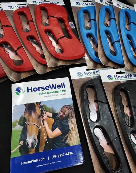 HorseWell equine massage tools